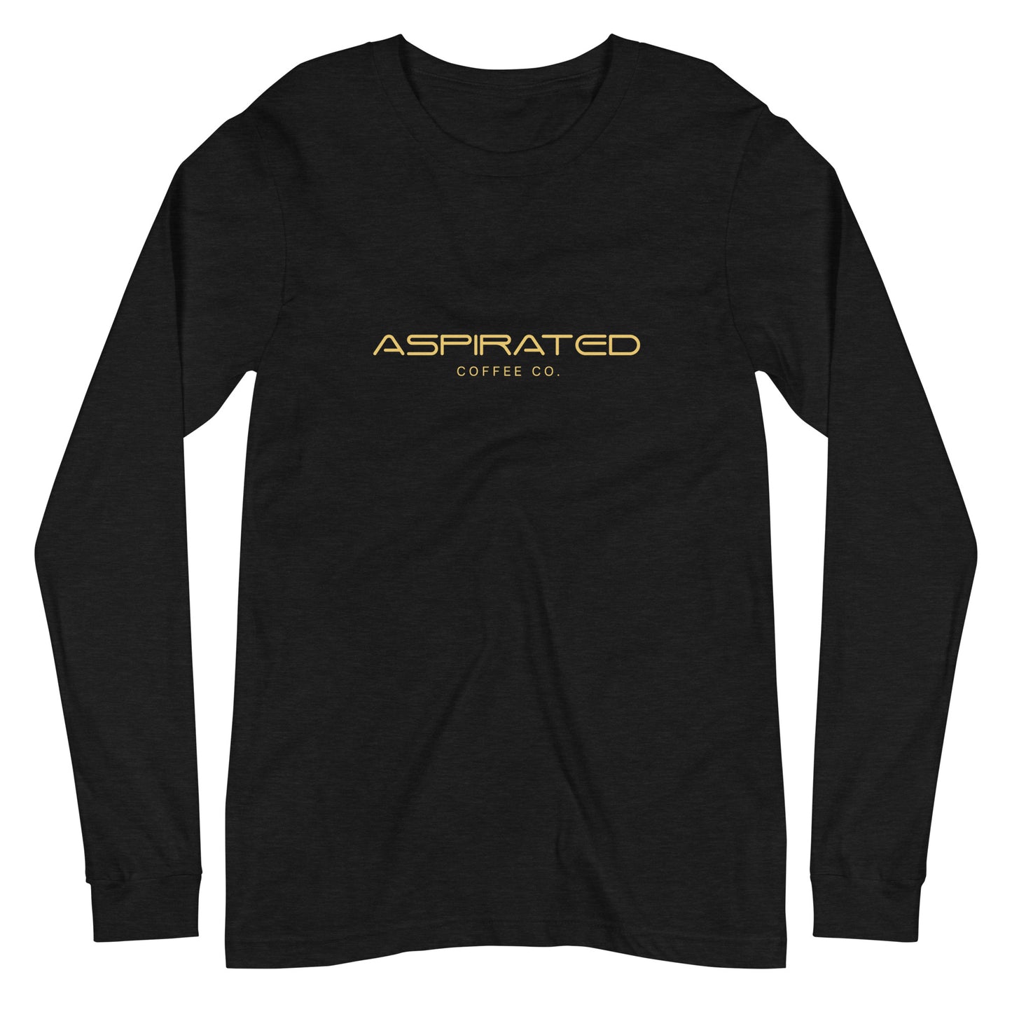 Men's Long Sleeve Tee w/ Gold Lettering