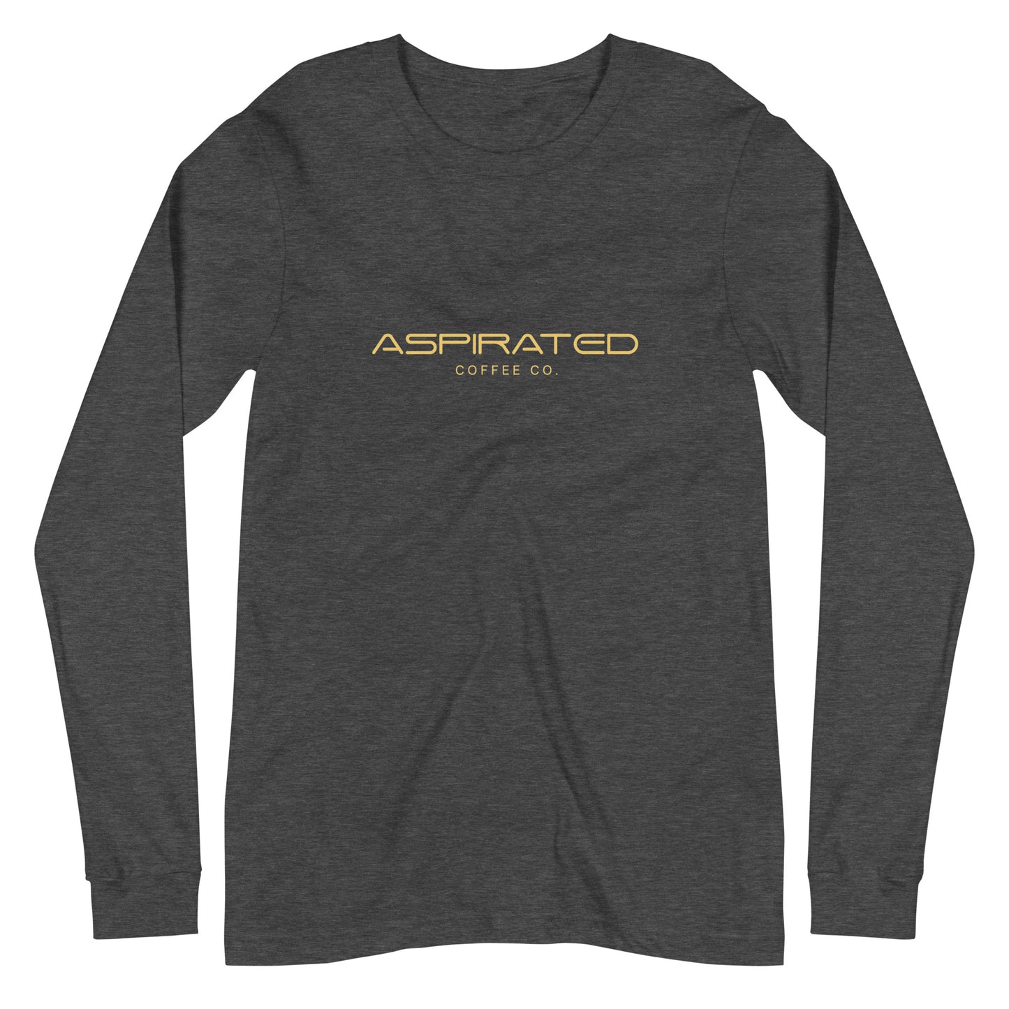 Men's Long Sleeve Tee w/ Gold Lettering