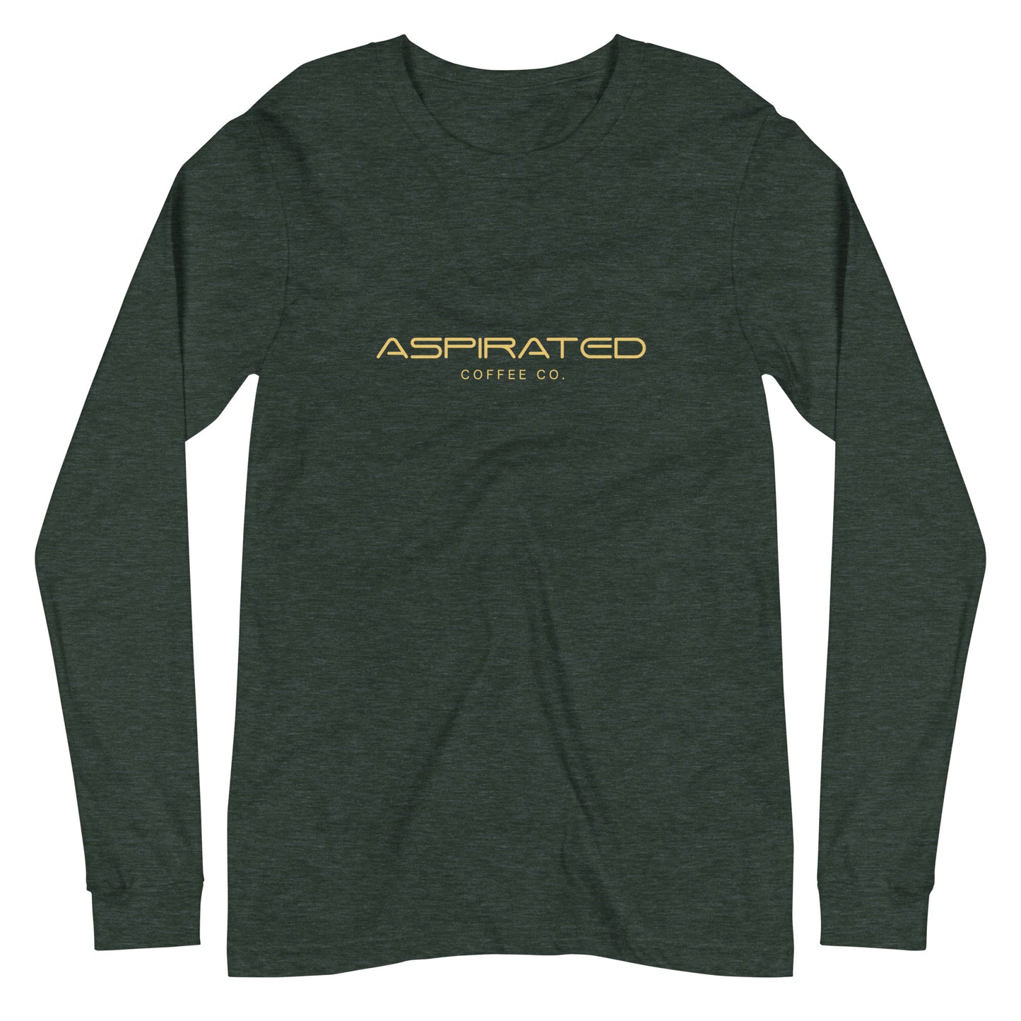 Men's Long Sleeve Tee w/ Gold Lettering