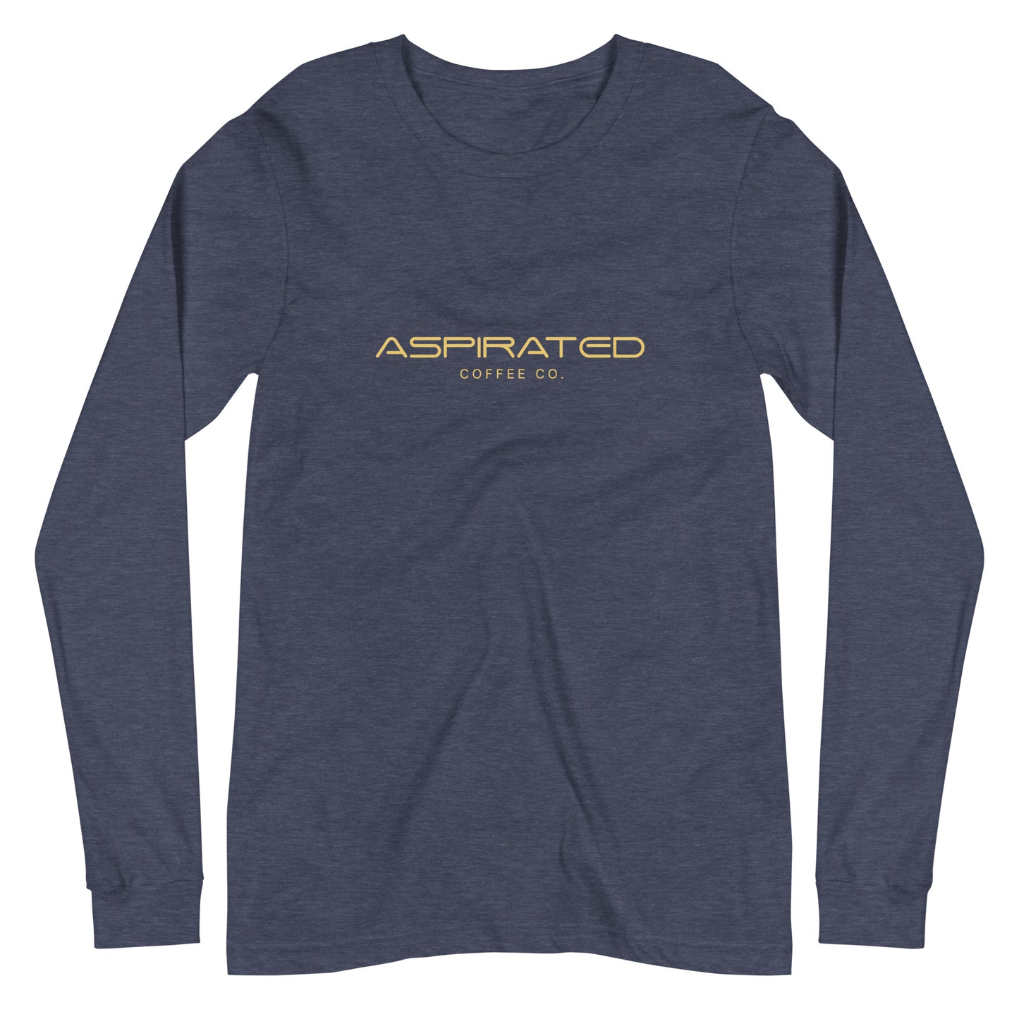 Men's Long Sleeve Tee w/ Gold Lettering