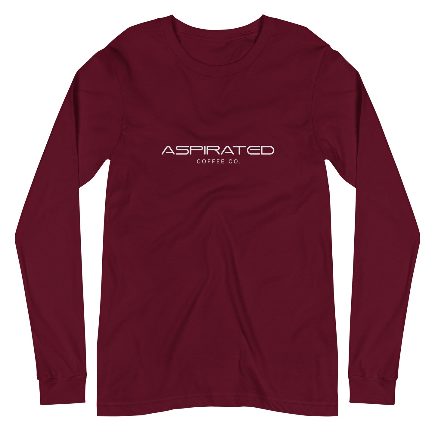 Men's Long Sleeve Tee w/ White Lettering