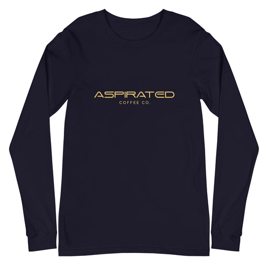 Women's Long Sleeve Tee w/ Gold Lettering