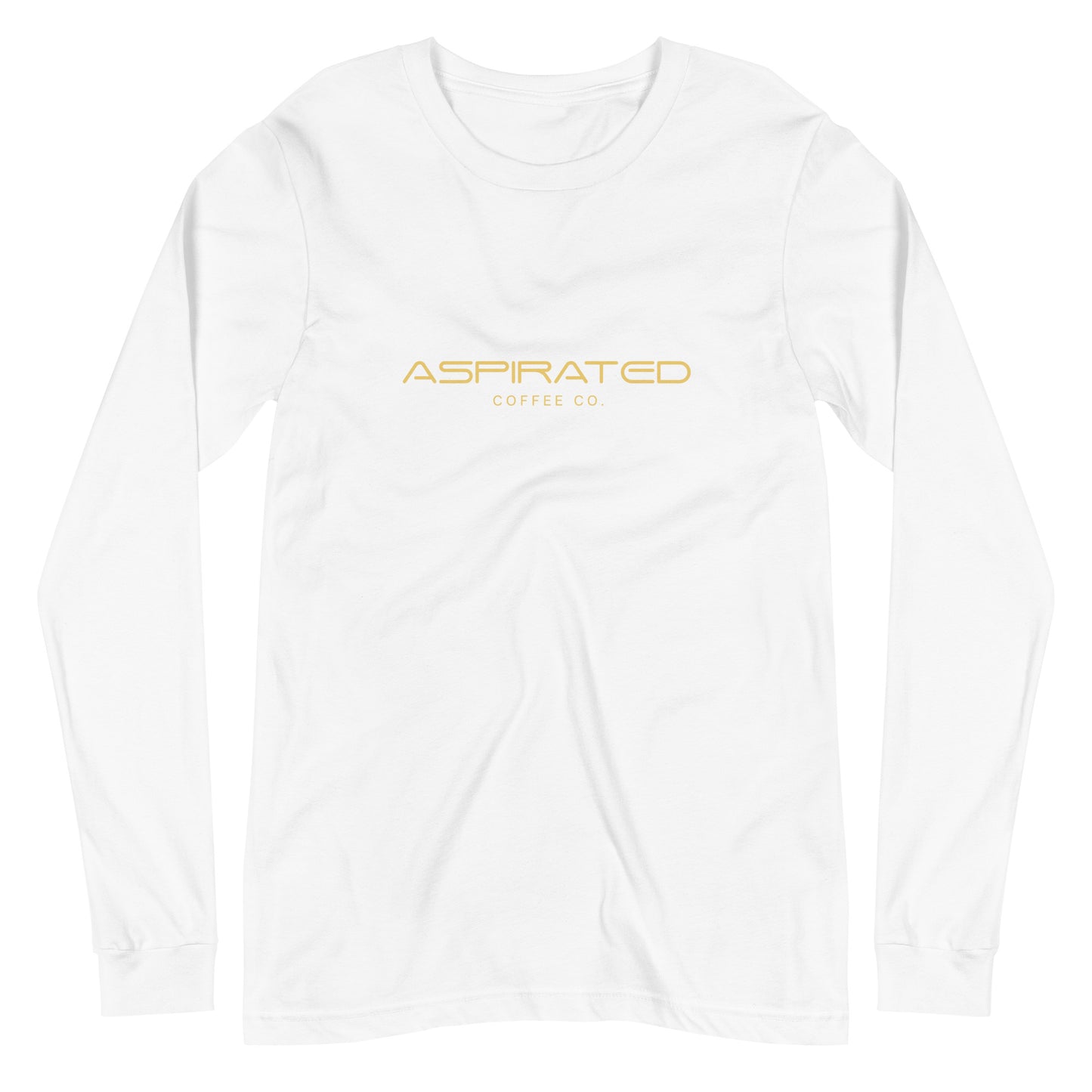 Men's Long Sleeve Tee w/ Gold Lettering